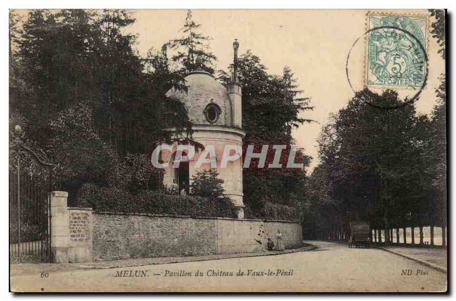 Melun CPA Pavillon du chateau de Vaux le penil