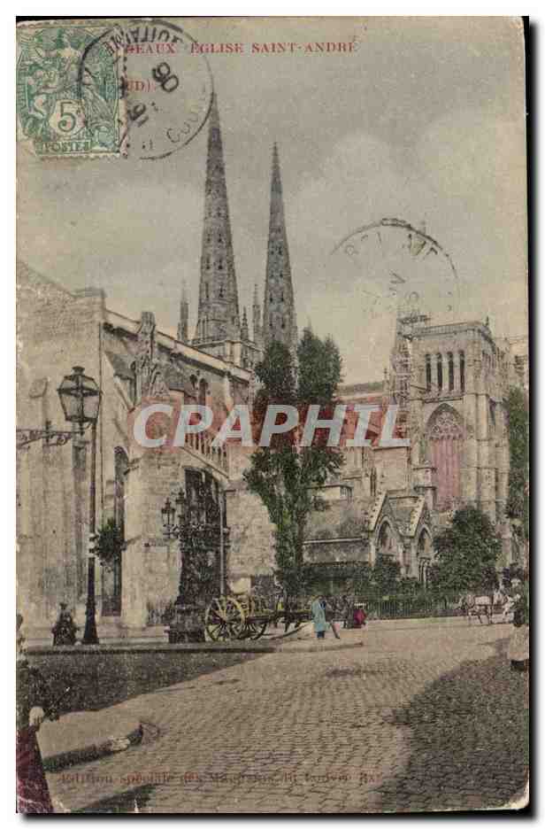 Bordeaux CPA Eglise Saint Andre