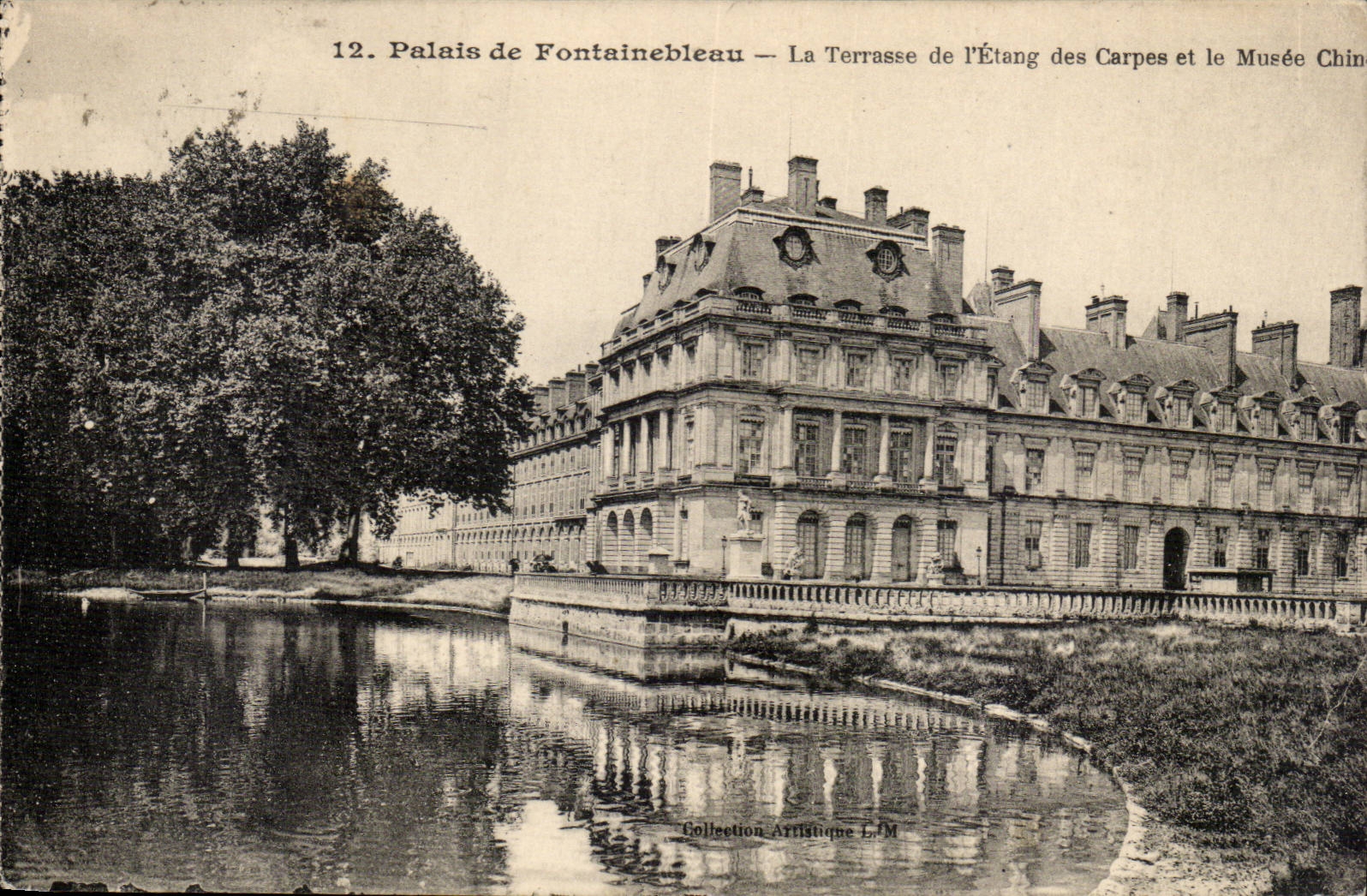 Palacio de Fontainebleau — La Terrasse de l'Étang des Carpes y el Museo Chino — Colección Artística L.M.