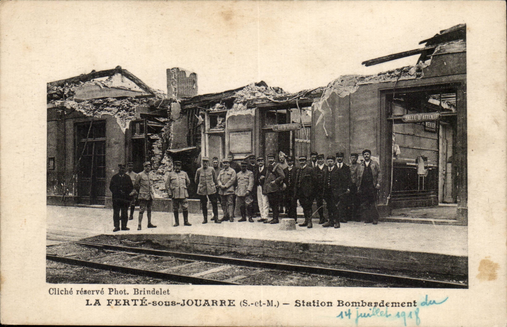 La Ferté-sous-Jouarre — Geschossene Station — Reserviertes Foto Brindelet