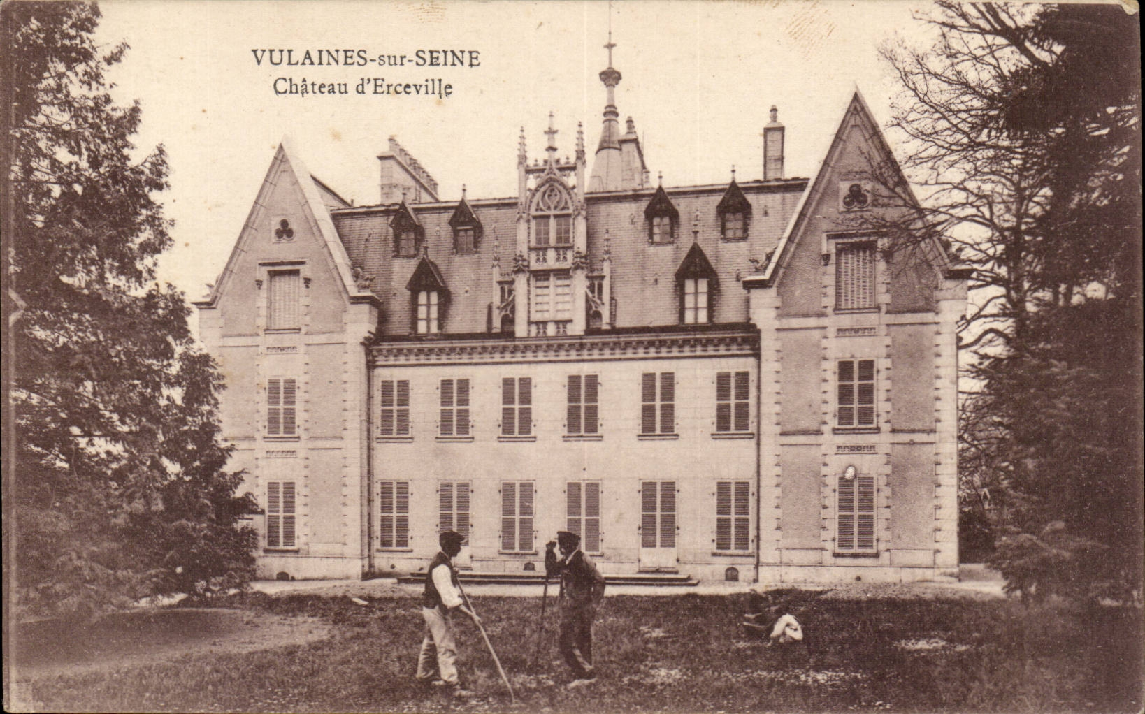 Vulaines sur Seine CPA Chateau d'Erceville
