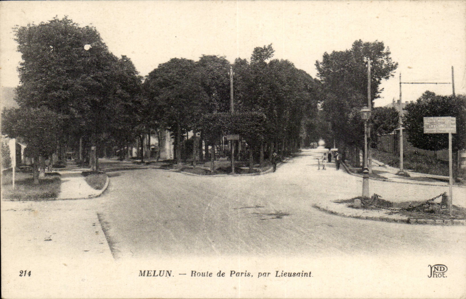 MELUN — Route de Paris, par Lieusaint — ND Phot. n°214