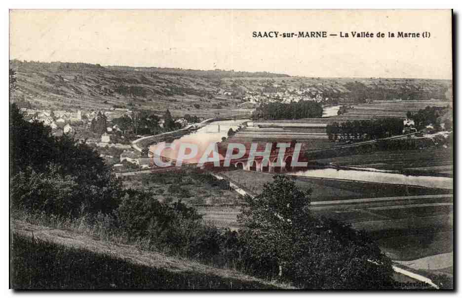 Saacy sur marne CPA la vallee de la Marne