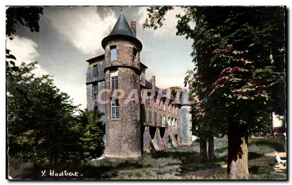 Nangis - Anciens Chateau de la Motte Nangis sur la promenade Publique - L'Hotel de Ville - CPA 