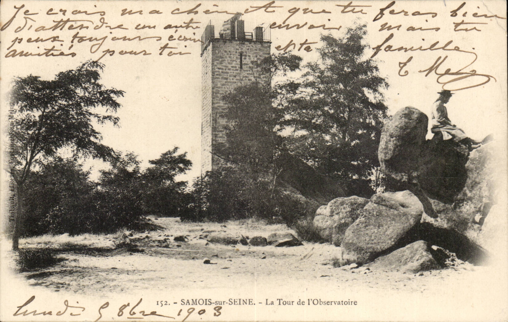 Samois sur Seine - La Tour de L'Observatoire - CPA 