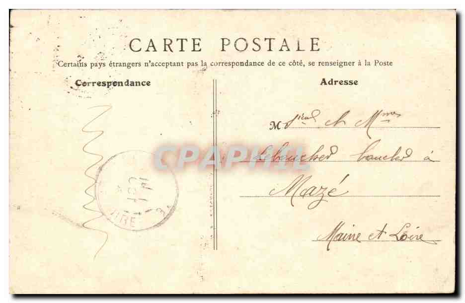 Melun - Vue sur la Seine CPA  — Verso