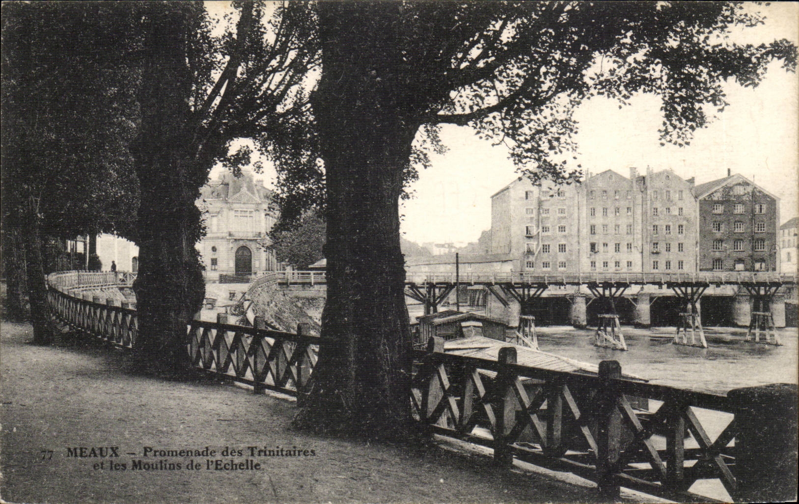 Meaux — Promenade des Trinitaires et les Moulins de l'Échelle