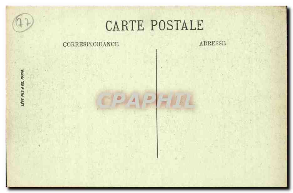 Fontainebleau — Il Palazzo — Allée de Sully — N. G. — Verso