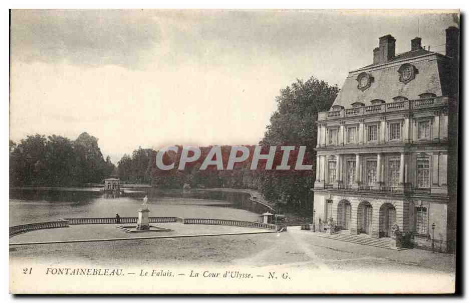 Fontainebleau — Le Palais — La Cour d'Ulysse — N. G.