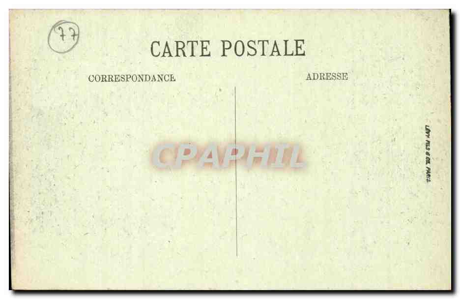 Fontainebleau — Le Palais — La Cour d'Ulysse — N. G. — Verso