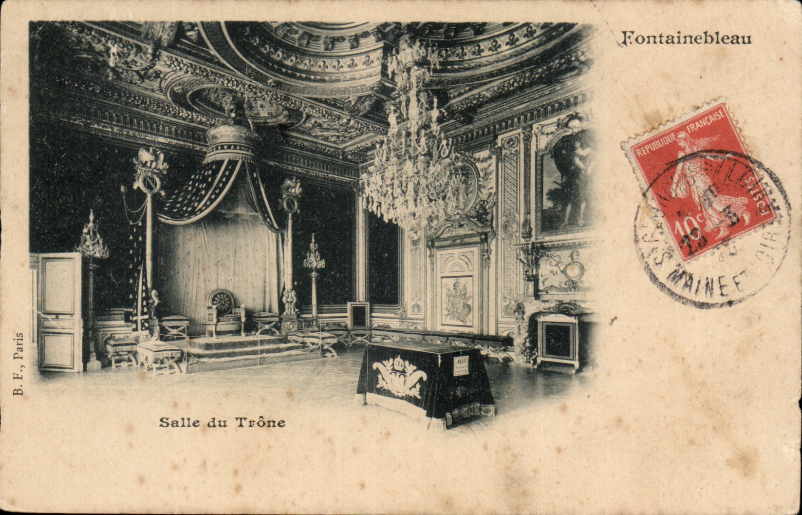 Sala del Trono — Castillo de Fontainebleau — B.E. Paris