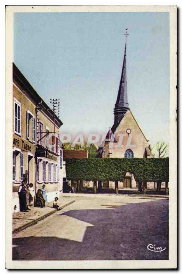 Lesigny - Place de L'Eglise - classee construit sous la regime de Francois 1er en 1515 CPA 