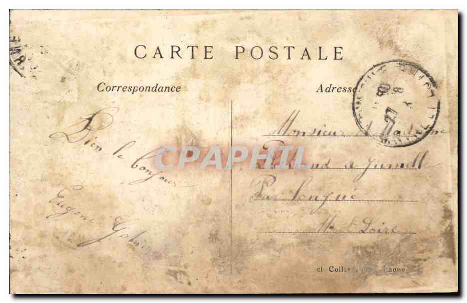 CROISSY-BEAUBOURG (S.-et-M) — Le Pavillon de Croissy — Edit. Astier, vins-tabac — Reverso