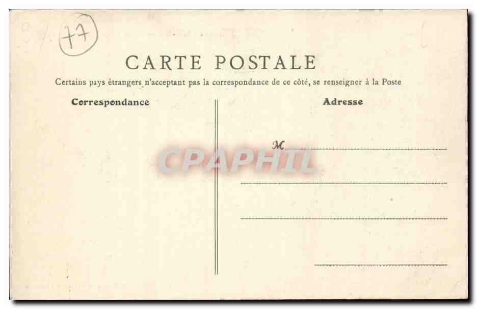 Jouarre (S.-et-M.) — Place Saint-Paul — Die Krypta — Papeterie A. Gagey - Jouarre — Rückseite