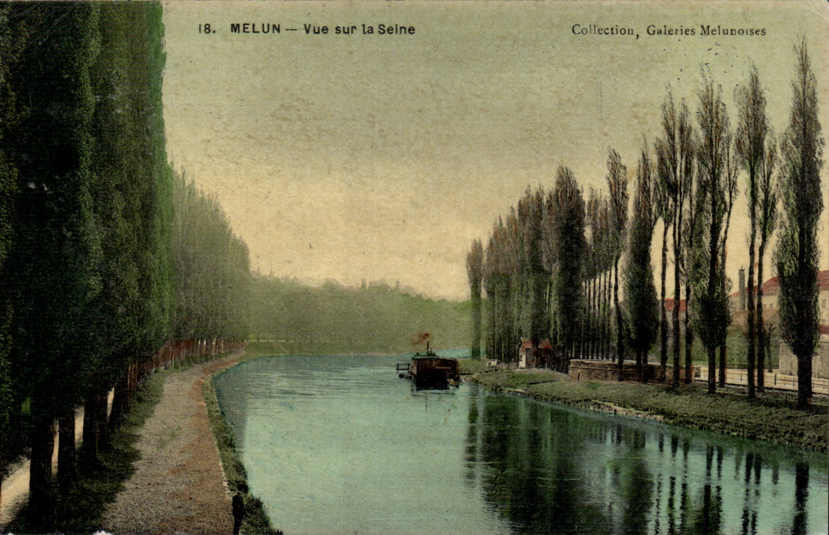 Melun CPA Vue sur la Seine