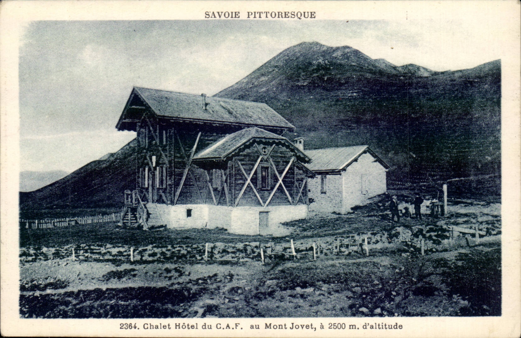 SAvoie CPA Chalet hotel du CAf (club alpin francais) au Mont Jovet