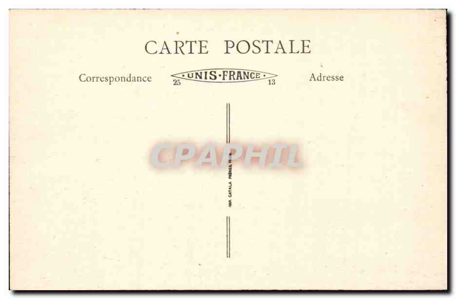 Alvertville CPA Conflans et Saint Sigismond — Rückseite