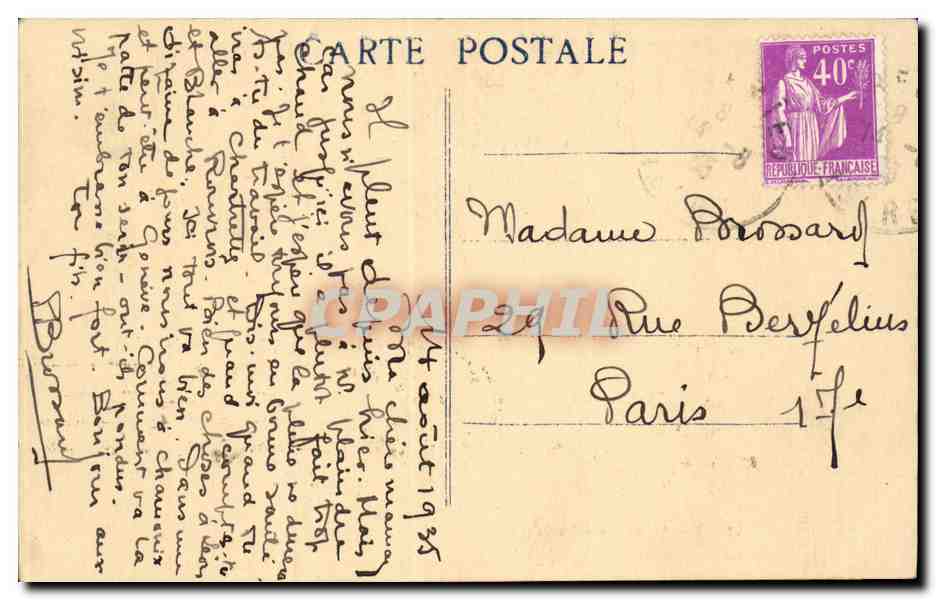 La Fusa - Crémieu (Isère) — Colonie de Vacances de Saint-Dominique — éditeur Dominici — Rückseite