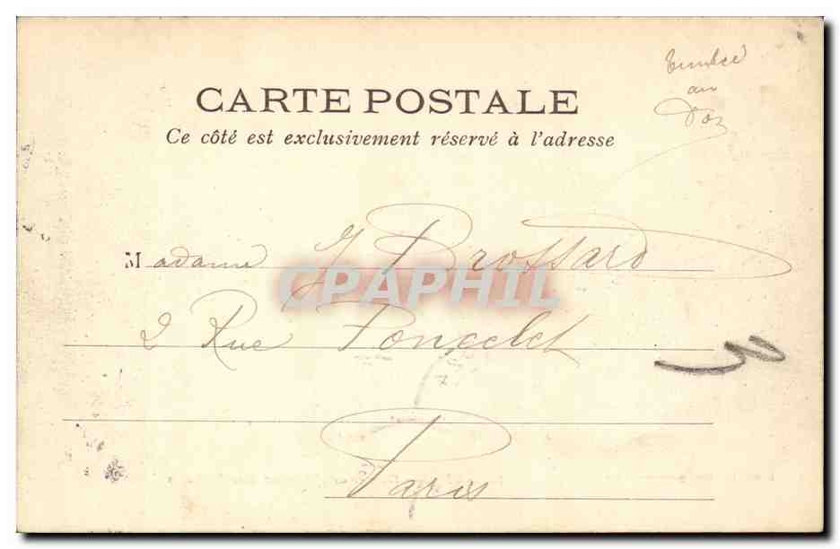 CPA Paris Vecu Charmeur d'oiseaux aux tuileries (animaux oiseau Louvre metiers) TOP — Rückseite