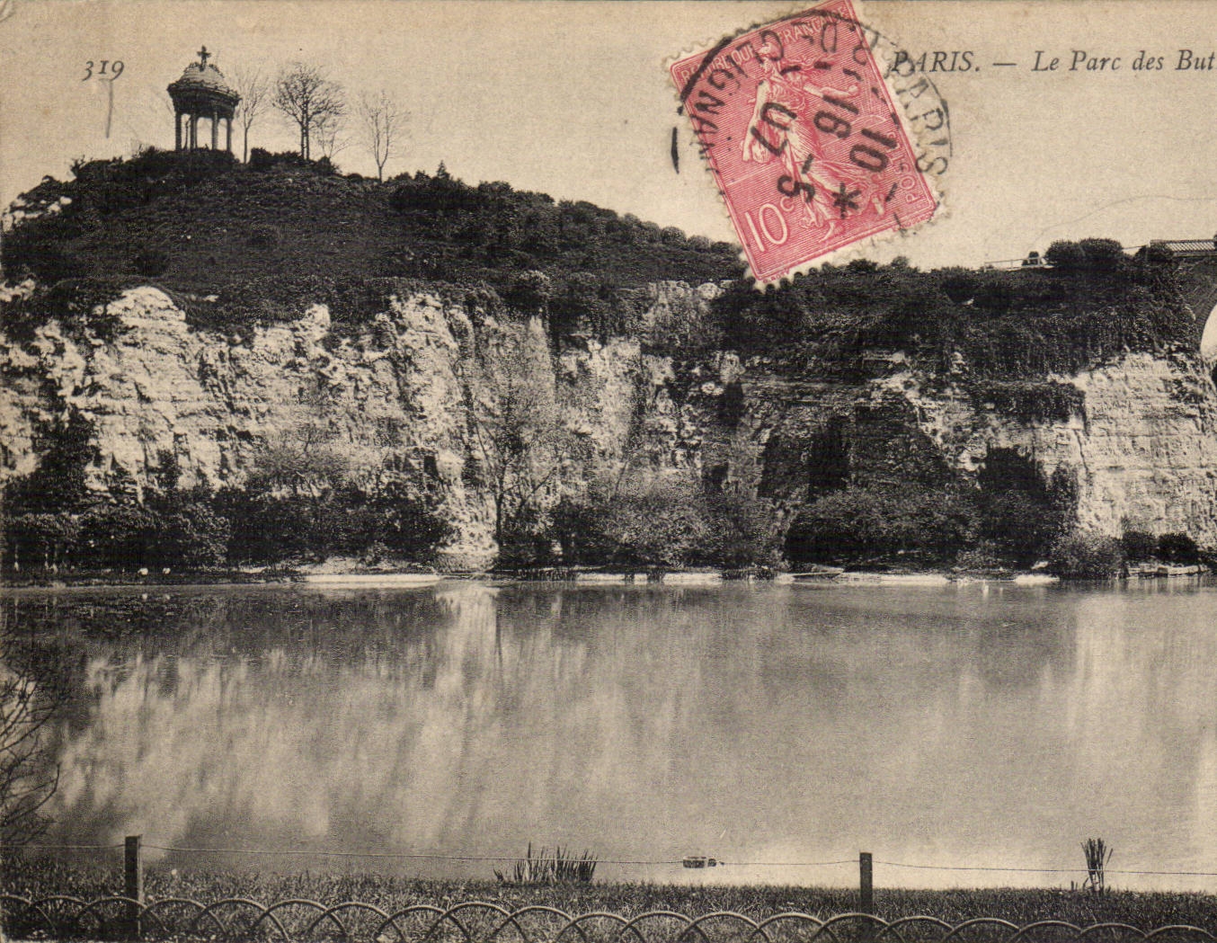 Paris CPA le parc des Buttes Chaumont