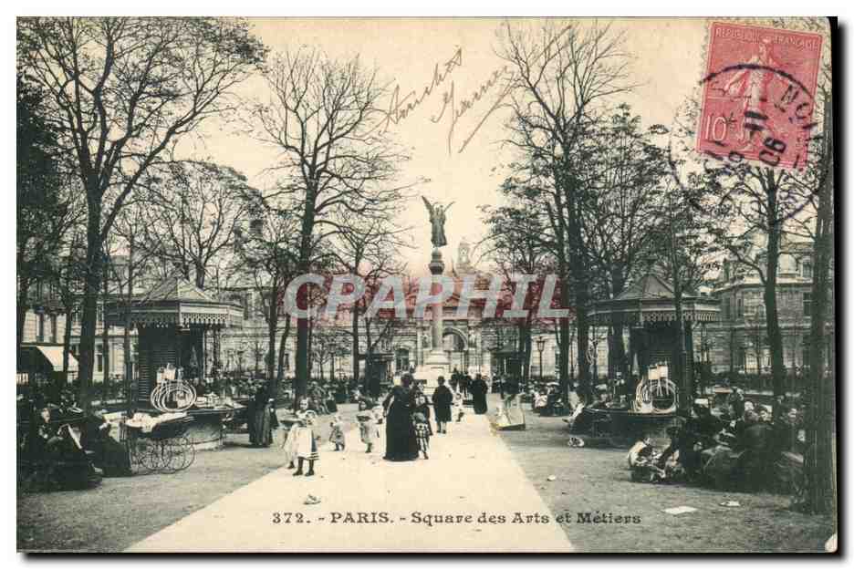 Paris CPA Square des Arts et Metiers