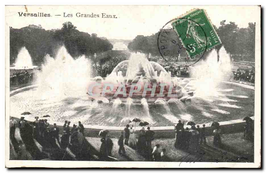 VErsailles CPA Les grandes eaux