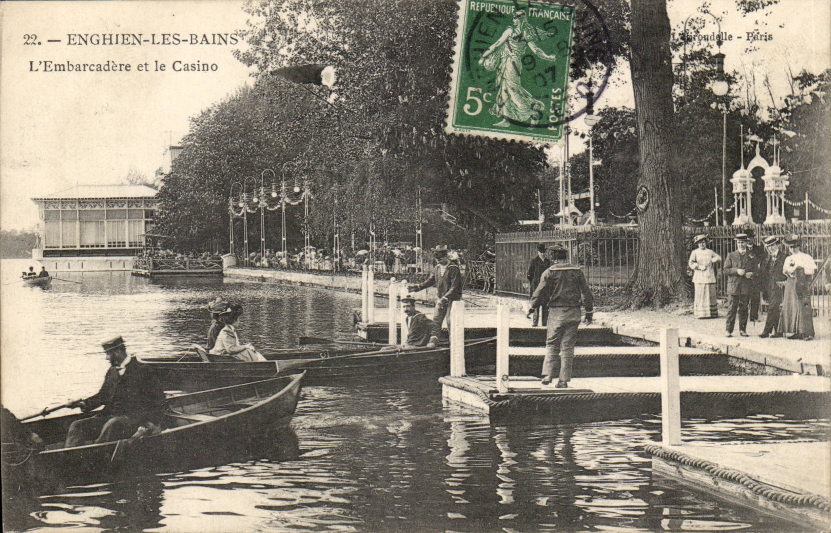 Enghien-les-Bains — L'Embarcadère et le Casino — Les rondelle - Paris