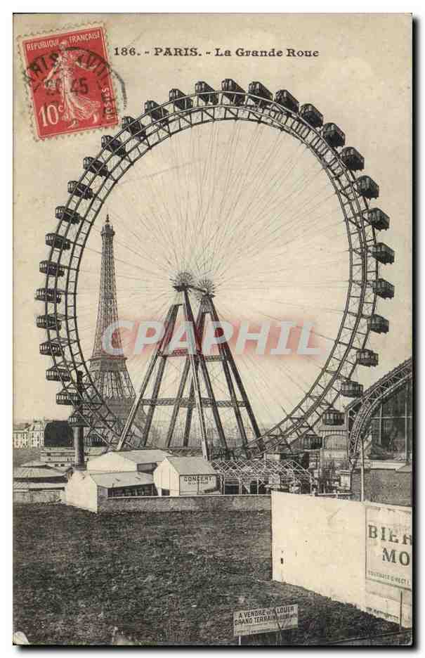 Paris CPA La grande roue