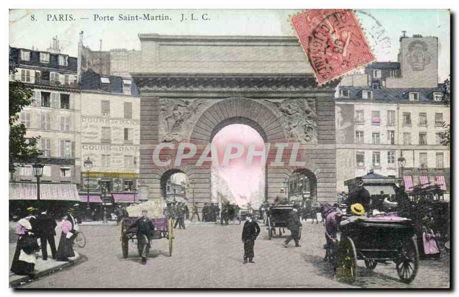 Paris CPA Porte Saint Martin