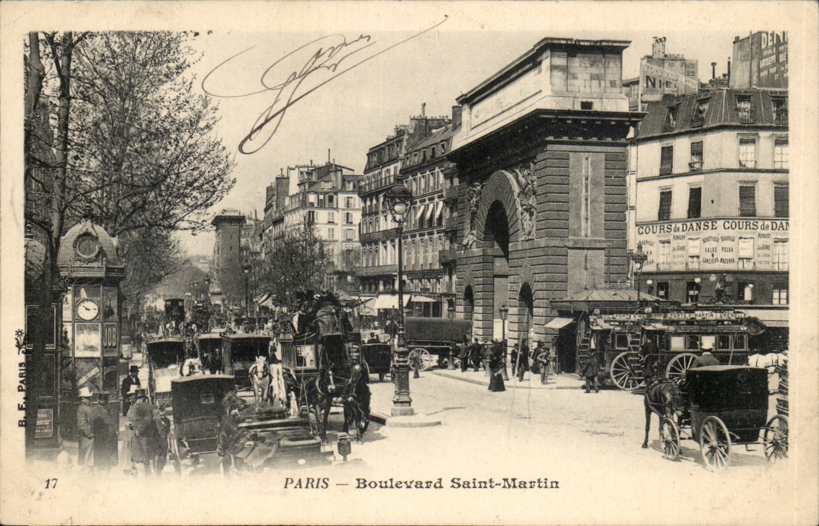 Paris CPA Boulevard Saint Martin