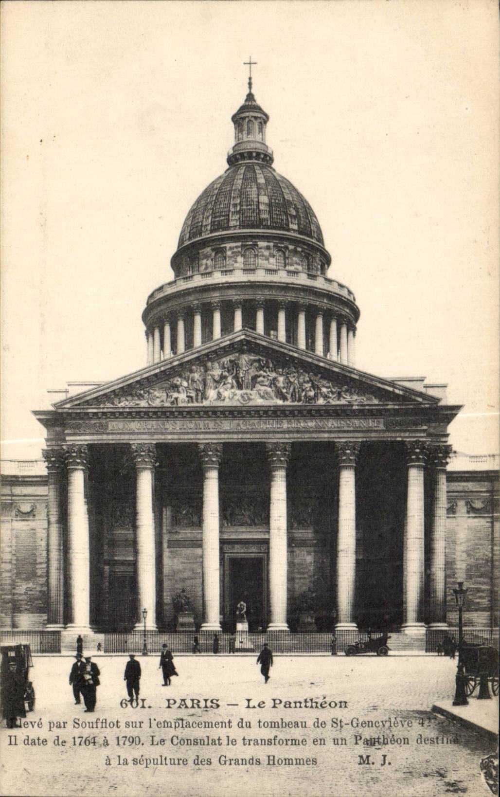 Paris CPA La Pantheon
