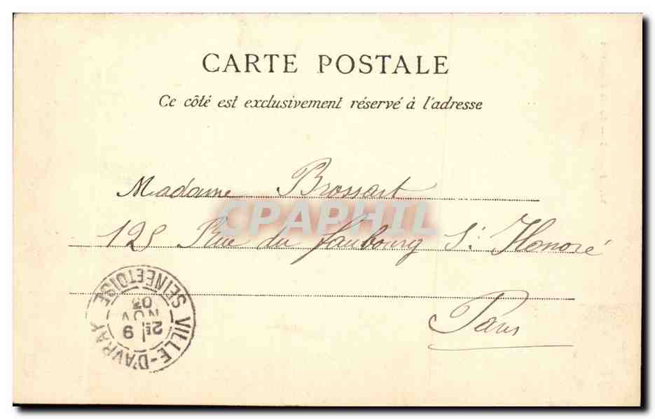Paris CPA Saint Augustin — Verso