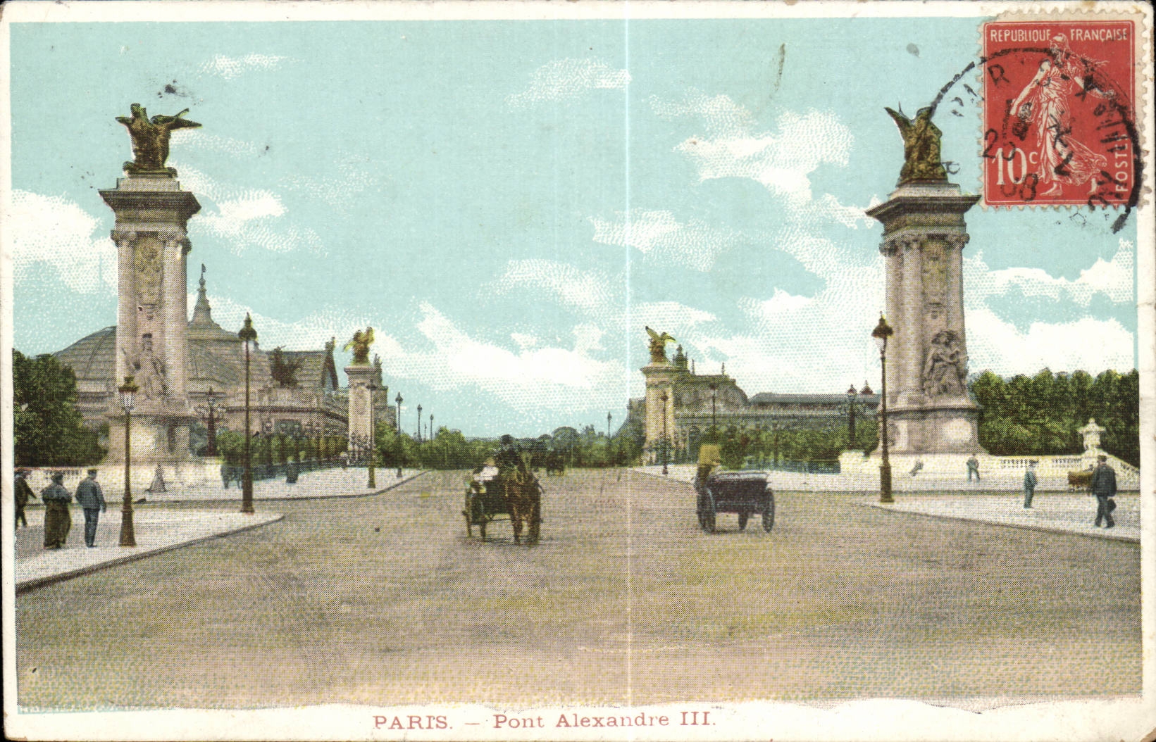 Paris CPA Pont Alexandre III