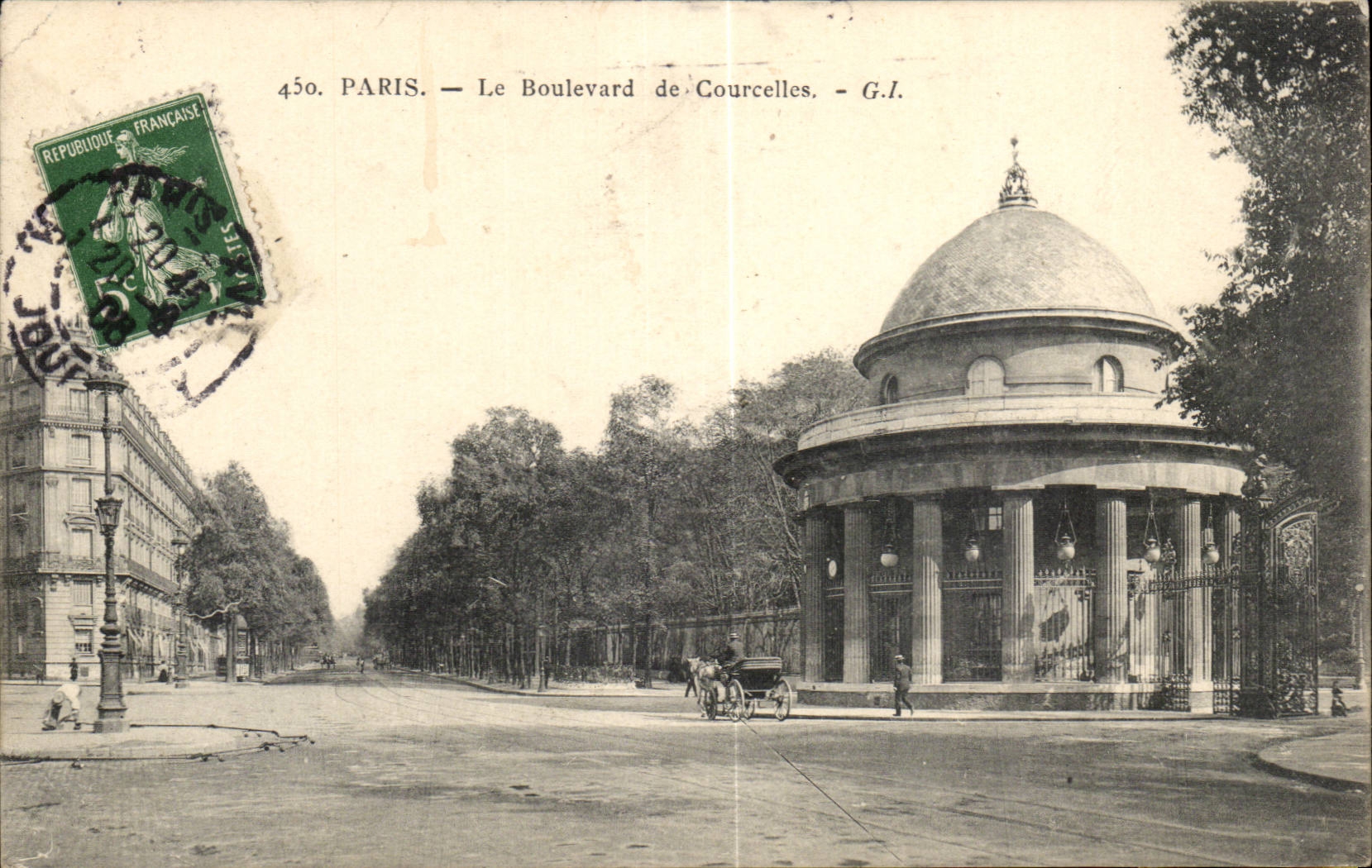 Paris CPA Boulevard de Courcelles