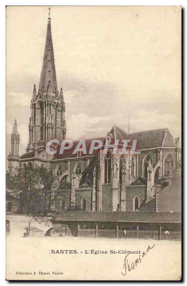 Nantes CPA Eglise St Clement