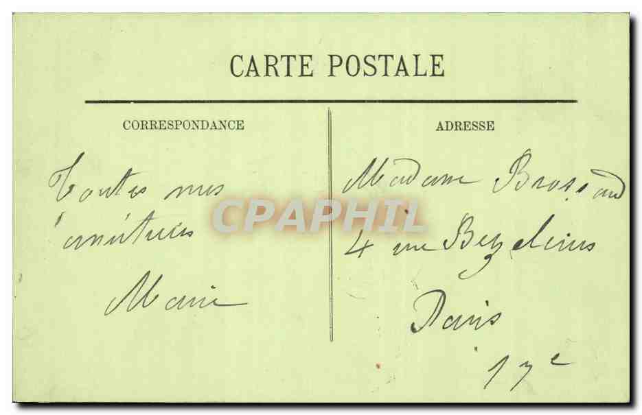 Bar le Duc CPA Vue vers la place Exelmans — Rückseite
