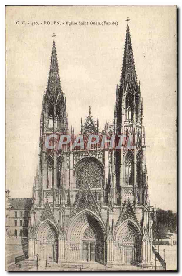 Rouen CPA Eglise Saint Ouen