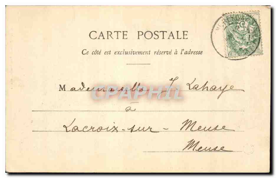 Langres, le — Abside de la Cathédrale et Façade des Sacristies rebâties au milieu du XIXe Siècle — Librairie-Pageotéte Paul Moignin, éditeur — Rückseite