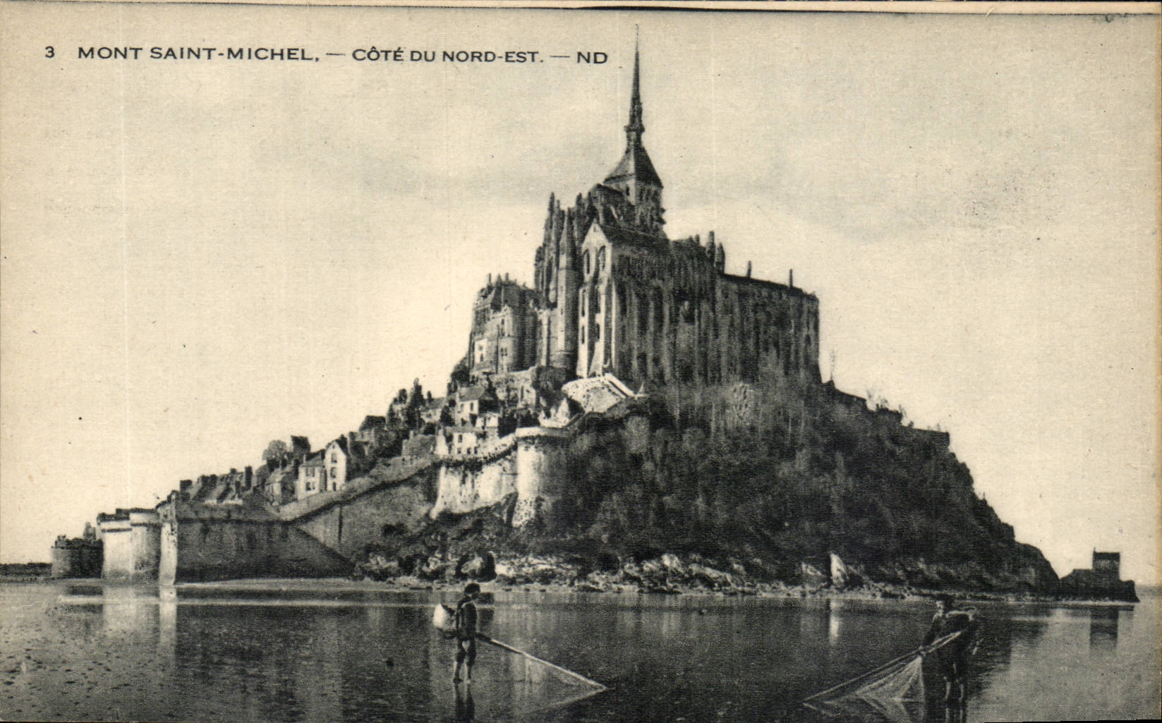 Mont Saint Michel cPA Cote du nord Est