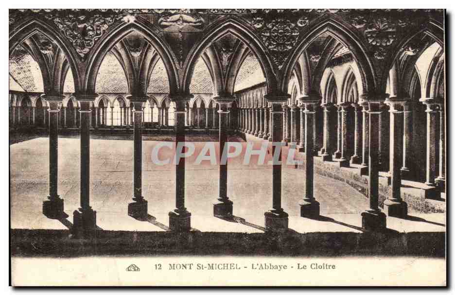 Mont-Saint-Michel - L'Abbaye - Le Cloître
