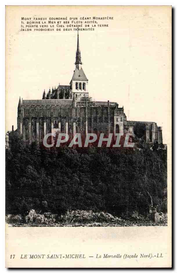 Le Mont Saint-Michel — La Merveille (façade Nord) — LL