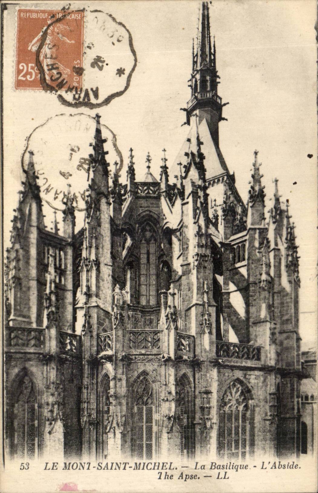 Le Mont-Saint-Michel — La Basilique — L'Abside