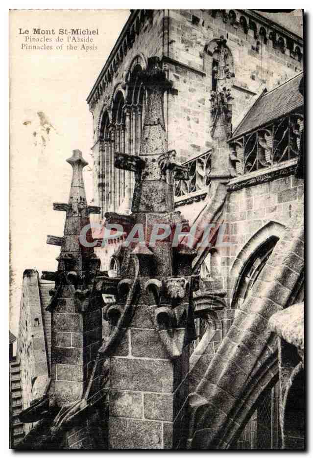 Mont St-Michel — Pinacles of the Apse — Panoramas