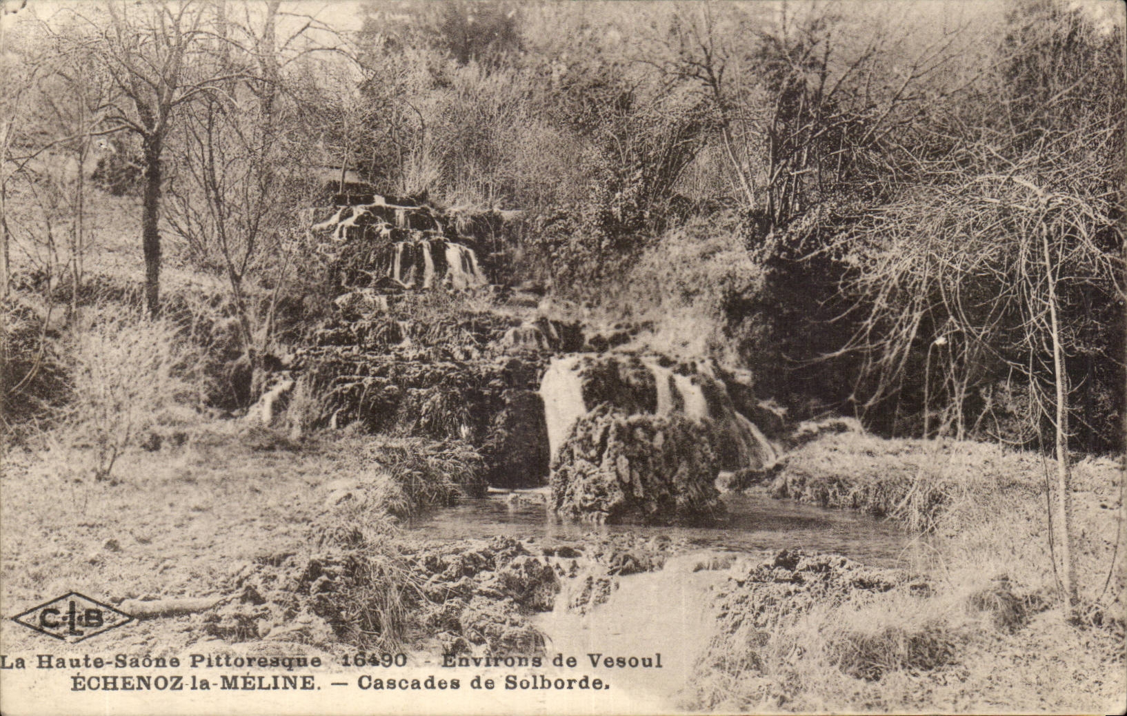 Environs de Vesoul CPA Echenoz la meline Cascades de Solborde