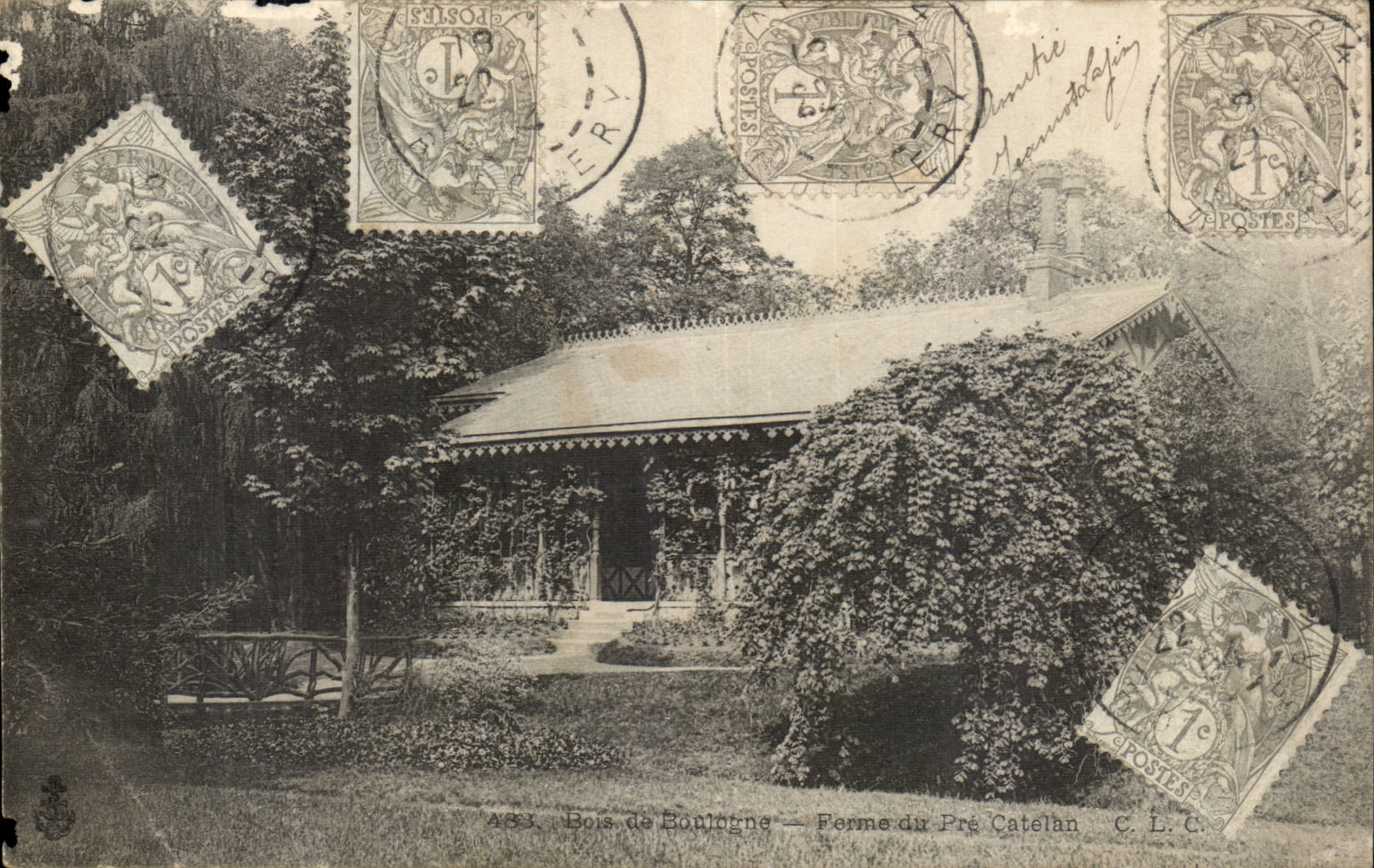 Bois de Boulogne CPA Ferme du Pres Catelan