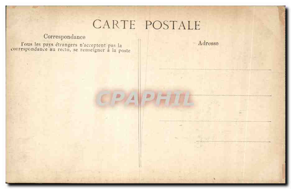Versailles CPA Grandes eaux Bosquet des colonnades Enlevement de Proserpin par Piuton  — Verso