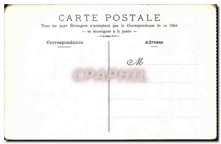 Marseille CPA Un coin du port (bateaux) — Verso
