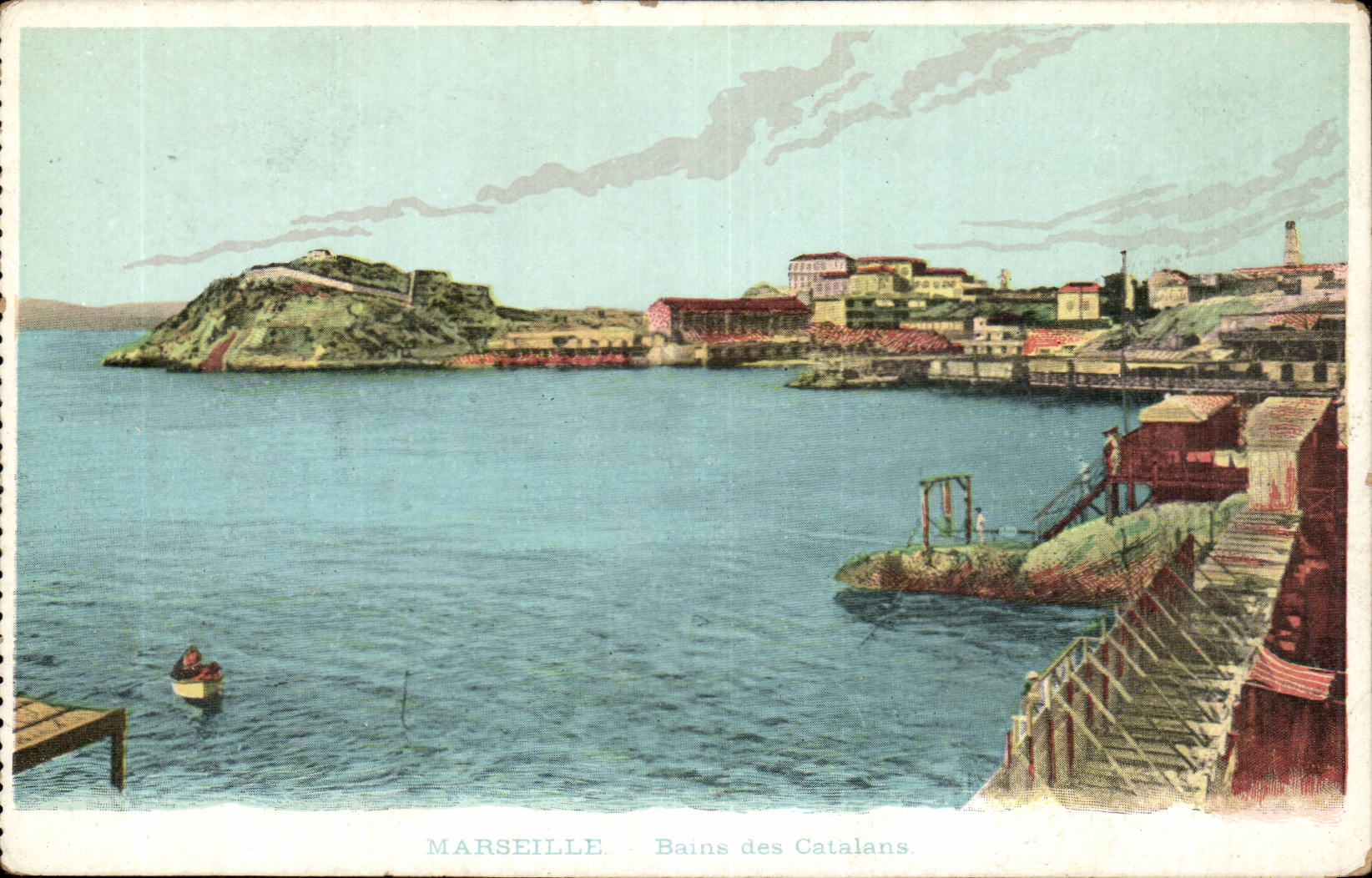 Marseille CPA Bains des catalans