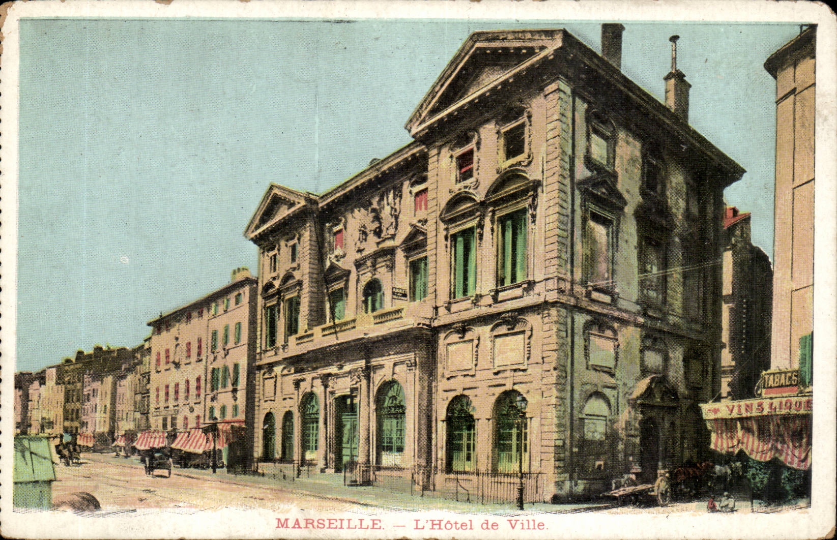 Marseille CPA L'hotel de ville
