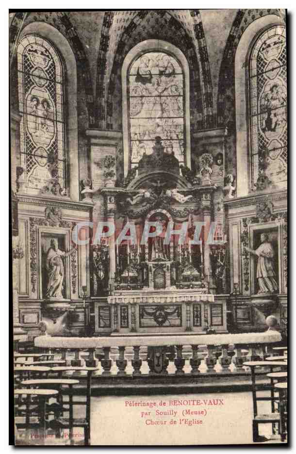 Pèlerinage de BENOITE-VAUX — Chœur de l'Église — par Souilly (Meuse)